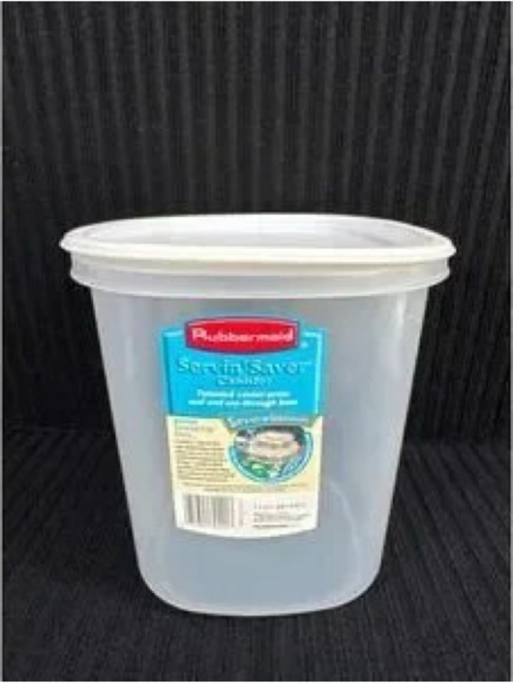 Rubbermaid White-Lid Clear Food Storage Container - SecureSeal